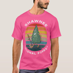 Cute Hiking Tree Shawnee National Forest Illinois T-Shirt