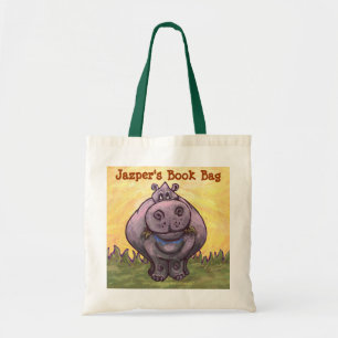 Cute Hippo Book Bag