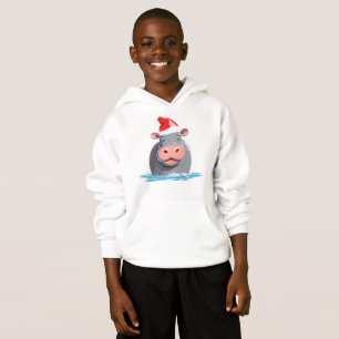 Cute HIPPO Safari Santa Christmas Costume Squad