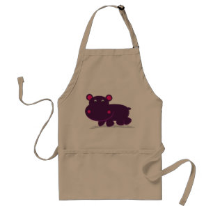 Cute Hippo Standard Apron