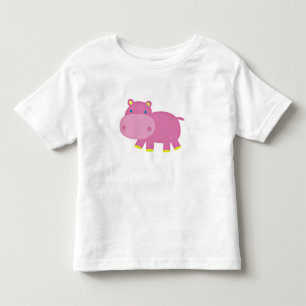 Cute Hippo Toddler T-Shirt