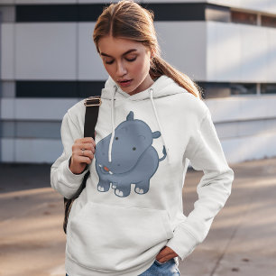 Cute Hippopotamus Hoodie
