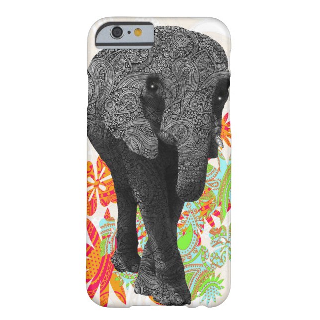 Cute Hippy Elephant Case-Mate iPhone Case (Back)