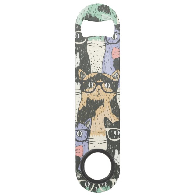 Cute Hipster Cats Pattern (Front)
