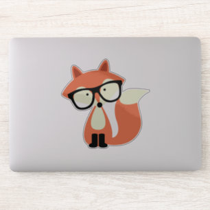 Cute Hipster Red Fox