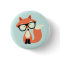 Cute Hipster Red Fox