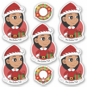 Cute Hispanic girl with long black hair 