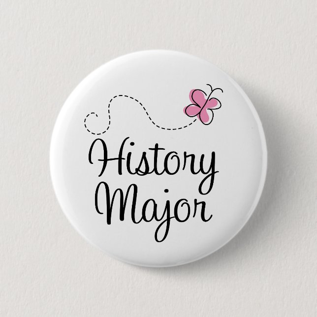 Cute History Major Gift 6 Cm Round Badge (Front)