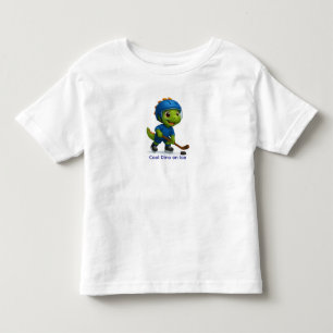 Cute Hockey Dino Shirt for Kids