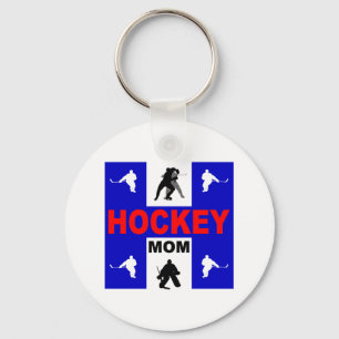 Cute hockey key ring
