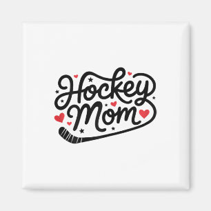Cute Hockey Mom Hockey Player Mother Magnet