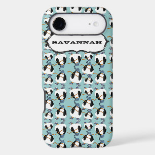 Cute Hockey Penguin Pattern Choose Colour