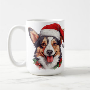 CUTE HOLIDAY CHRISTMAS CARDIGAN WELSH CORGI DOG COFFEE MUG