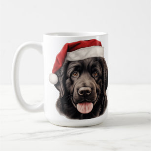 CUTE HOLIDAY CHRISTMAS NEWFOUNDLAND DOG COFFEE MUG