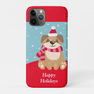 Cute Holiday Dog iPhone 11 Pro Case
