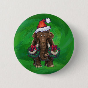 Cute Holiday Mastodon Button