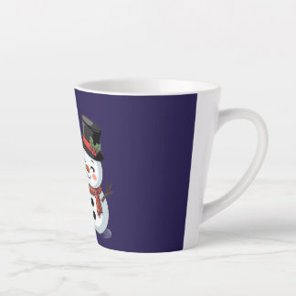 Cute Holiday Reindeer & Snowman Latte Mug
