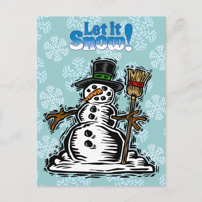 Cute Holiday Snowman (Front)