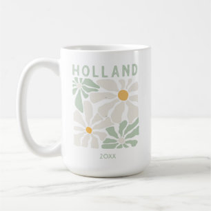 Cute Holland Floral Coffee Mug