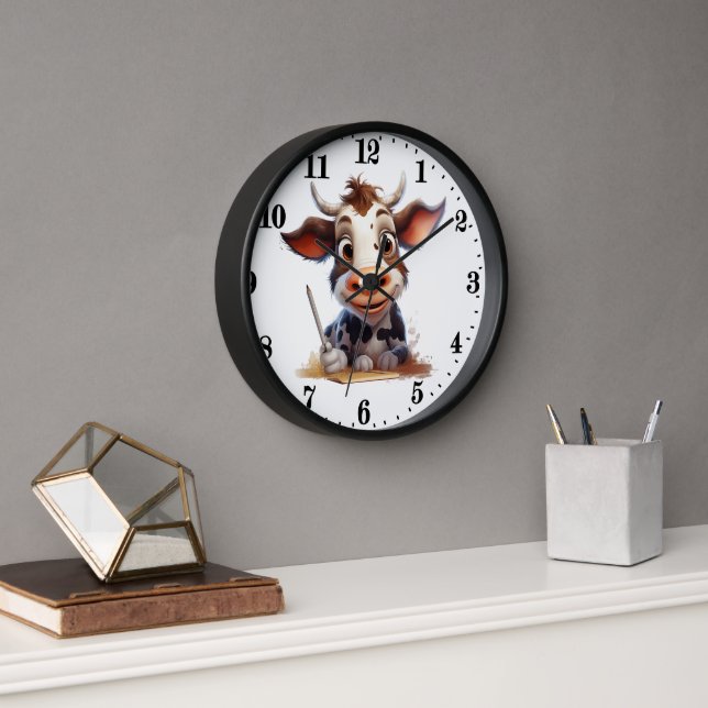 cute home or office cow lovers clock (Office)