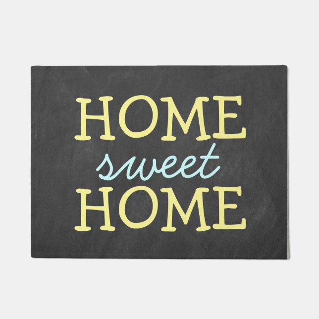 Cute Home Sweet Home Door Mat (Front)