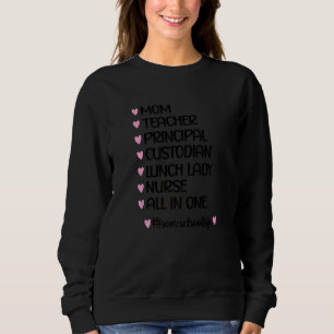 Cute Homeschool Mum Appreciation Sweatshirt