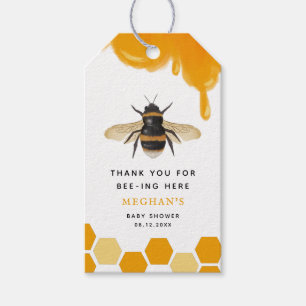 Cute Honey Bee Baby Shower Gift Tags