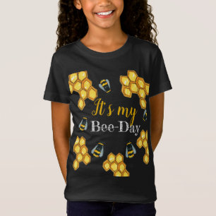 Cute honey bee children birthday T-Shirt