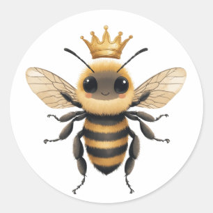 Cute Honey Bee For Beekeepers And Nature Lovers Classic Round Sticker