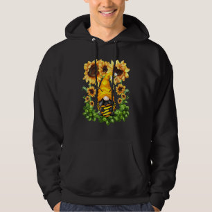 Cute Honey Bee Gnome Shows Love And Heart For Save Hoodie