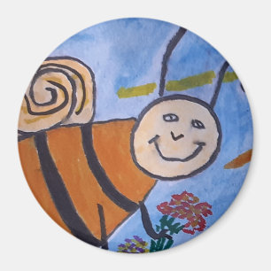 Cute Honey Bee Magnet
