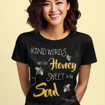 Cute Honey Bees Kind Words Like Honey Modern 