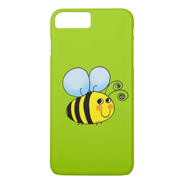 cute honey bumble bee Case-Mate iPhone case (Back)