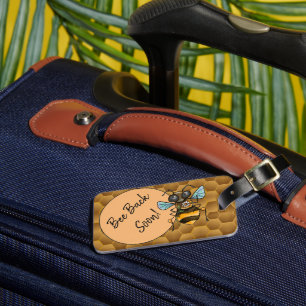 Cute Honeybee Luggage Tag