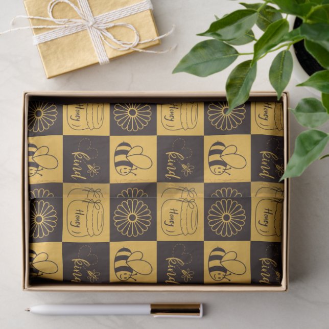 Cute Honeybee  Tissue Paper (Gift)