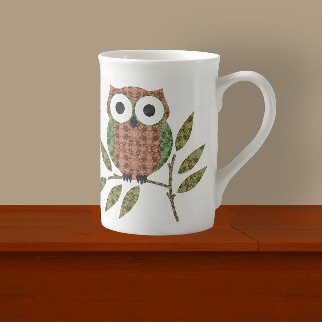 Cute Hoot Owl Espresso Mug (Creator Uploaded)