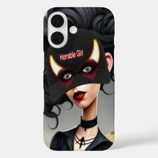 Cute Horrible girl iPhone 16 Case