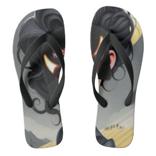 Cute Horrible girl  Flip Flops