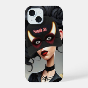 Cute Horrible girl iPhone 15 Case