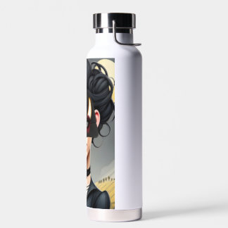 Cute Horrible girl Water Bottle
