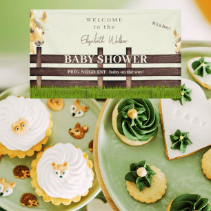 Cute Horse Baby Shower Welcome Banner