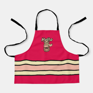 Cute horse in pocket apron