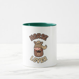 Cute horse in pocket mug