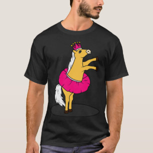 Cute horse is dancing as a ballerina T-Shirt