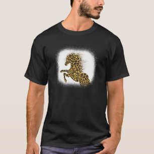 Cute Horse Leopard Print Animal Horse Men women G T-Shirt