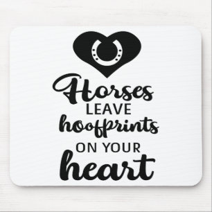 Cute Horse Lover Quote Equestrian Horses Pony Mouse Mat