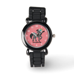 Cute horse lovers add name watch