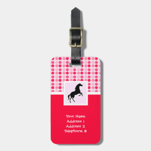 Cute Horse Luggage Tag