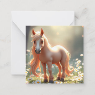 Cute Horse Note Card