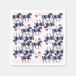 Cute Horse Paper Napkins